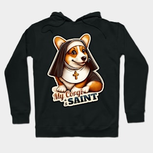 Corgi nun Hoodie